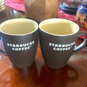 2 vintage STARBUCKS MUGS